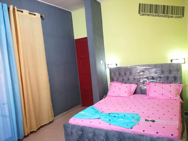 Studio meublé climatisé à Anguissa Yaoundé chambre
