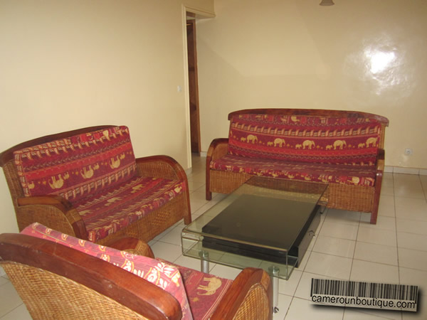 Salon appartement meublé Yaoundé Awae