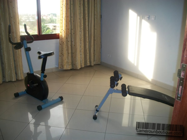 Salle de sport appartement meublé Yaoundé Nkomo Maetur