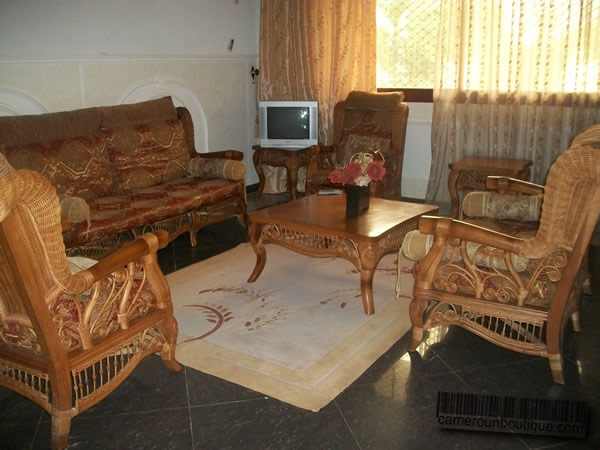 Salon appartement meublé Yaoundé Nkomo Maetur