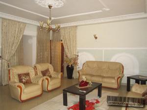 Salon appartement meublé Yaoundé Nkomo Maetur